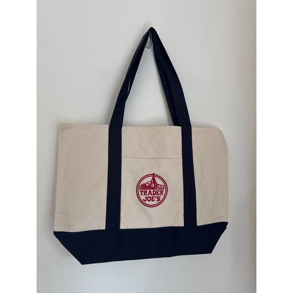 Trader Joe's Classic Original Reusable Canvas Tote Bag - OS - Picture 4 of 7